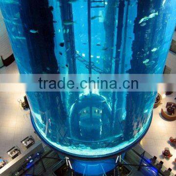 custom large cylinder aquarium