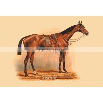 Le Destrier 28x42 Giclee on Canvas