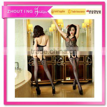 CK7088 hollow out sexy transparent bodystocking sheer