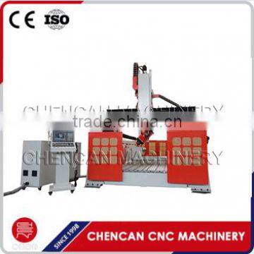 Chencan 5Axis CNC Foam Milling/Carving Machine 3D CNC Foam Cutting Machine with Big Rotary