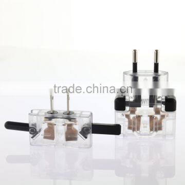 well made 10A 250V travel Valletta adapter with schuko/South Africa plugs