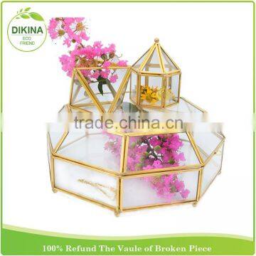 ^^^~~~ Wholesale Handblown Geometric Pot for Home& Wedding Decor ^^^~~~ Terraium Glass Plant Lacquer Vase photo-6