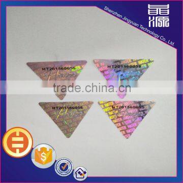 Factory Custom Made Warranty Tamper Proof Hologram Sticker with CMYK