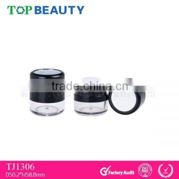 TJ1306- Empty Plastic Cylinder Mineral Powder Packaging with Sponge