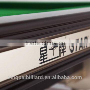 2016 12 ft Steel Cushion Star Solid Wood Snooker Table With Full Set of Accessories photo-4