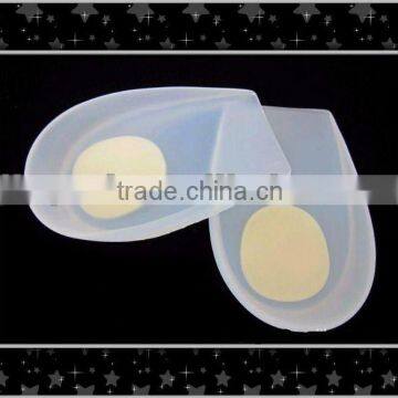 Natural medical PU gel heel protection insole , heel cup insole, gel heel pad