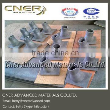 Cast silicon carbide ceramic parts, cast ceramic parts for cyclone cluster