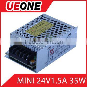 35w CE aprroved 24v small size switch power supply