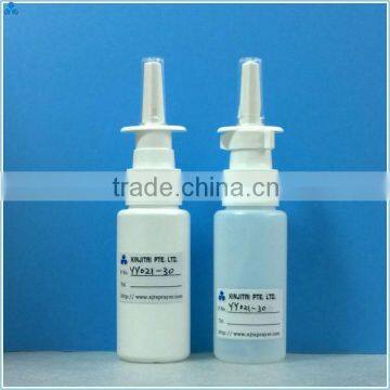 1oz (30ml) Cylinder Shape HDPE Nasal Pump Bottle