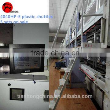 Used schiffli Embroidery machine standard machine Saurer 4040HP-E plastic shuttle