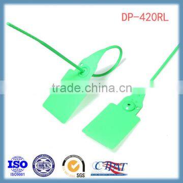 Big Flag Barcoded I Indicative Injection Plastic Locking Seals DP-420RL