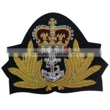 Bullion Wire Embroidery Military Hand Badges---SH0090