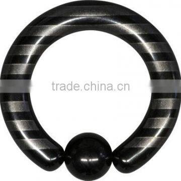 New Design Body Piercing Jewelry Stainless Steel Ball Closure Ring photo-1