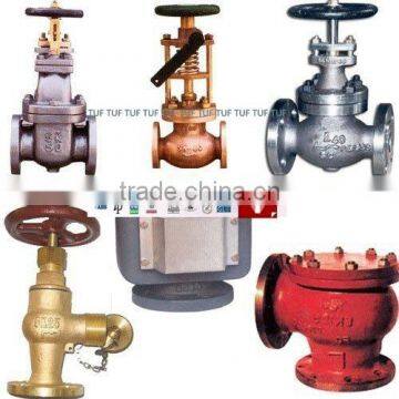 Gate Valve, Globe Valve, Check Valve, Butterfly Valve, Air Pipe Head, Strainers