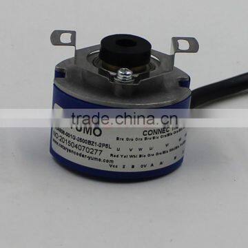 YUMO IHU4808 2500ppr 2P5L DC 5V UVW Signal Phase Hollow Incremental Encoder photo-5