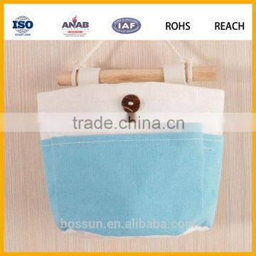 New Design Hang the Bag Wardrobe Cloth Pouch Wall Headboard Wall Nostalgia Cotton Storage Bag photo-6