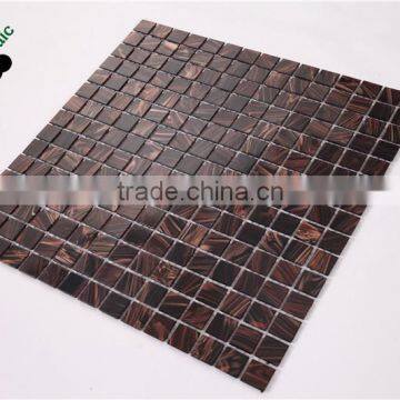 SMH06 Kitchen wall tiling Beautiful mosaic patterns Gold line wall mosaic