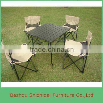 Modern Outdoor Fabric Folding Picnic Table And Chairs photo-2