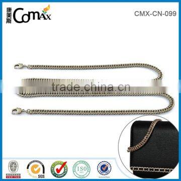 Pearl Nickel Decorative Metal Chain With Snap Hook for Handbag photo-2