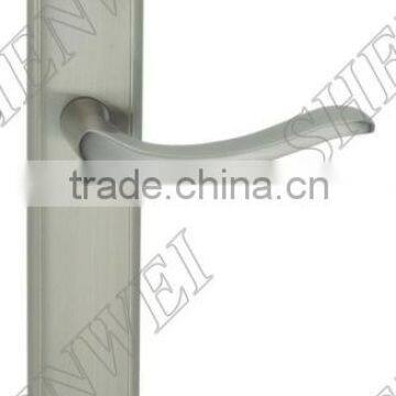 113-6022 SN aluminium door handle on plate