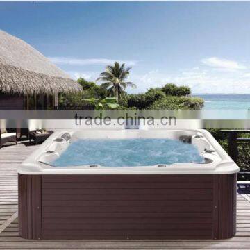 New european style outdoor spa big water cabacity massage whirlpool