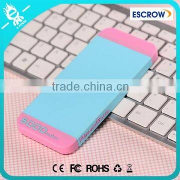New Product Build in Usb Cable Powerbanks 5000 MAh Cheap Phone Travel Charger for Iphone/htc photo-2