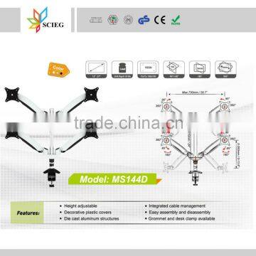 Muti Screen Gas Spring Triple Lcd Monitor Arm