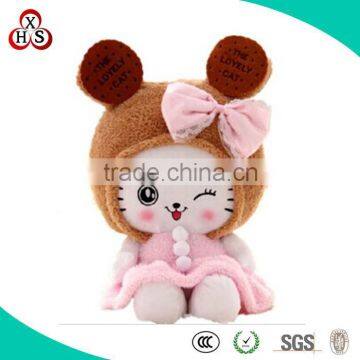 2014 Hot Sale Soft Fabric Wholesale Customed Plush Toy Cat