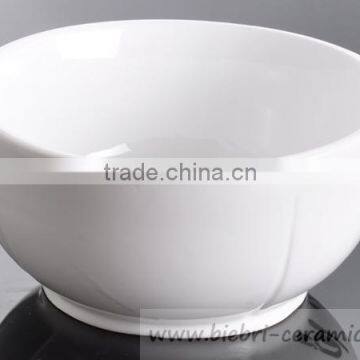 10 Inch Round Super White Color Decorative Antique Chinese Porcelain Bowls