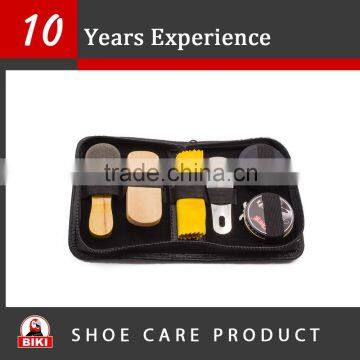 6 accessories shoe polish shoe brush shoe sponge shoe horn bag leather care kit