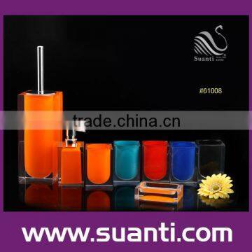 Transparent Resin Hotel Bathroom Ware With Cheap Price