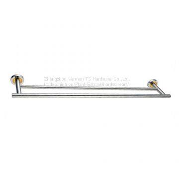 Stainless steel material bathroom Double Towel Bar