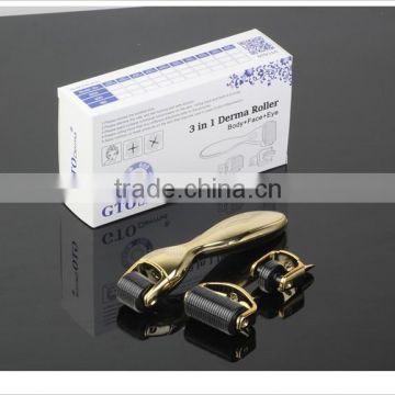 Medical CE Approval micro needle skin roller 3 IN 1 derma roller