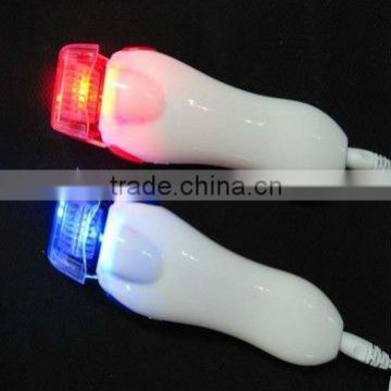 2011 Newest LED Dermaroller,Photon Microneedle Skin Roller,Micro Needle Therapy Beauty Roller <Replaceable Head>