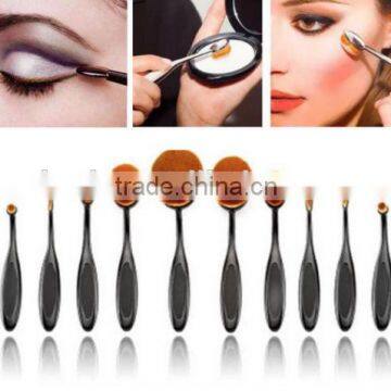 2016 Big Round Toothbrush Best Makeup Tool Sets Plastic Personalized Makeup Brushes photo-6