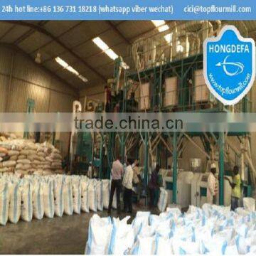 50t Maize Flour Mill Running in Factory photo-6