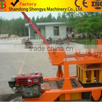 China product QM4-45 diesel engine concrete block making machine price for sale