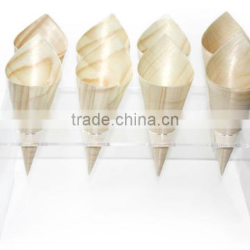 U shape acrylic ice cream cone holder