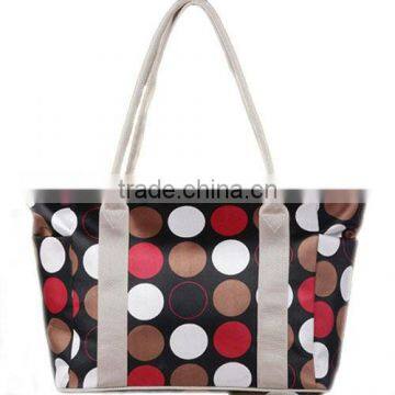Fashion Big Volumn Multifuctional Multi-pockets Mummy Diaper Bags, Pregnant Polka Dot Shoulder/ Cross Bag (BMTN003)