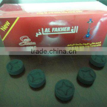 famous Al Fakher shisha charcoal 33mm with letter A