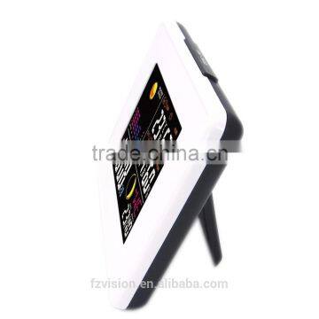 Wireless Weather Station White Alarm Clock With Backlight Indoor Outdoor Temperature Humidity Two Tramsmitters photo-5