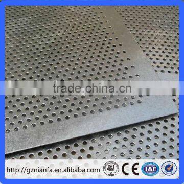 1mm hole galvanized perforated metal mesh (GuangZhou Factory)