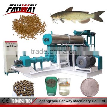 small electric floating fish feed extruder, aquatic feed pellet extrusion machine with best price