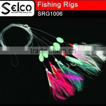 SABIKI RIG with rainbow feather fishing sabiki rig hot sale/popular in Japan