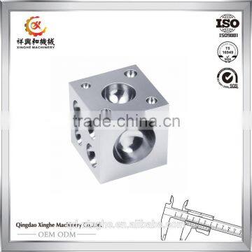 Custom cnc machining STS305 steel structure parts engine block with polishing