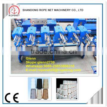 Plastic rope string cord yarn cotton twine spooling winding machine