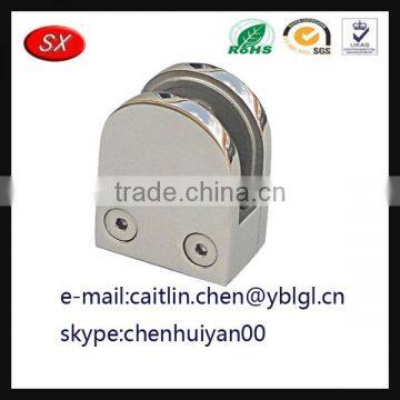 Clip 5-8mm Stainless Steel Glass Clamp Fitted Clip Shelf Bracket photo-4