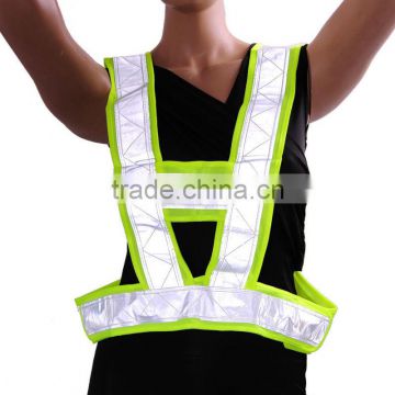 Best Sale Red/Yellow High Visibility Reflective Vest Conspicuity Warning Reflective Safety Vest