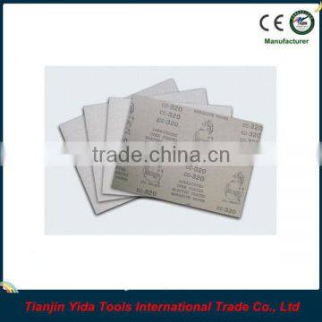 Brown aluminium oxide sandpaper sheet
