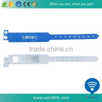 Custom Logo Waterproof One Time Use NTAG213 Paper RFID Wristband photo-5